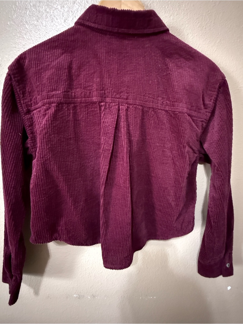 Forever 21 Corduroy Shirt Jacket - Wine - Picture 4 of 5